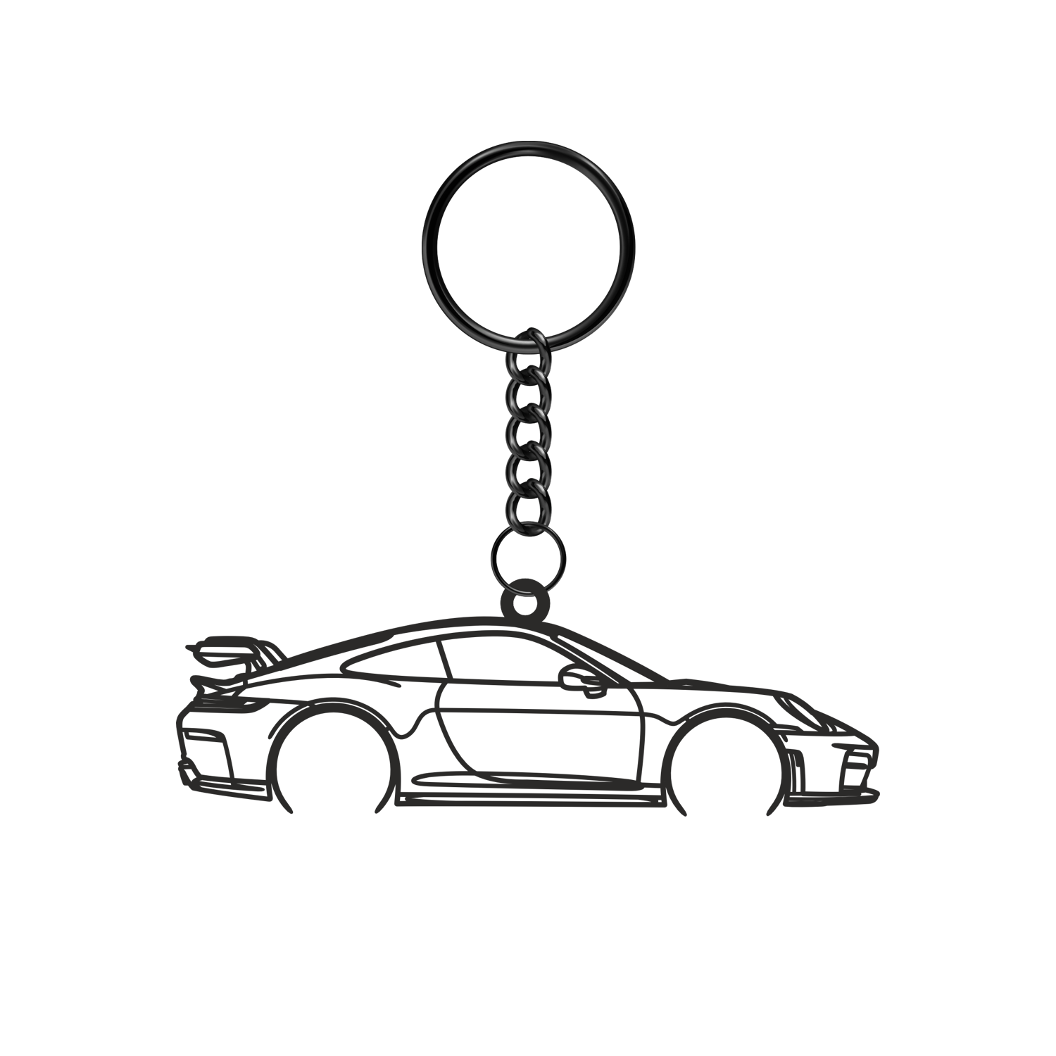 Porsche 911 992.2 GT3 (2025) - Metal Key Ring
