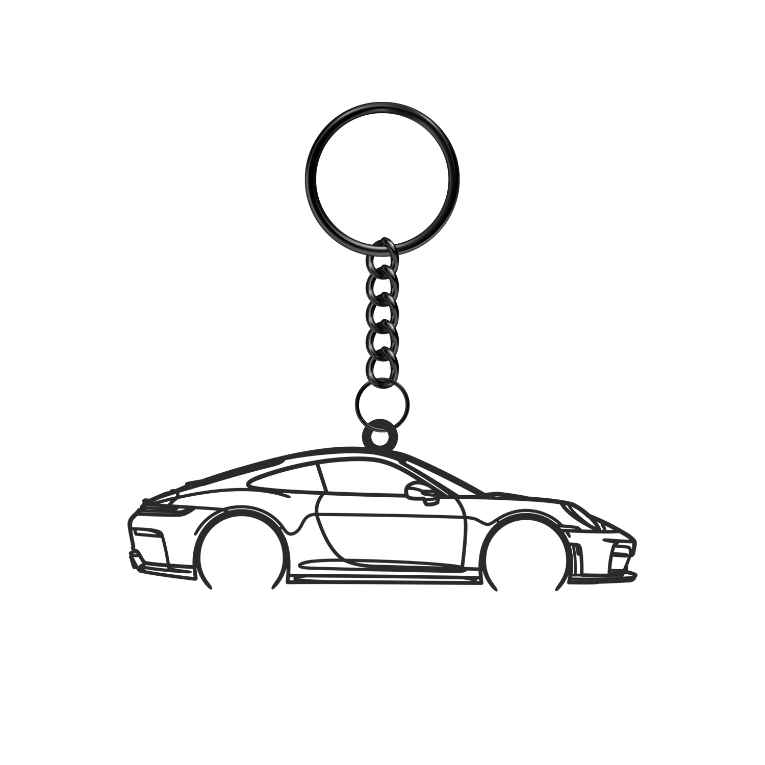 Porsche 911 992.2 GT3 Touring (2025) - Metal Key Ring