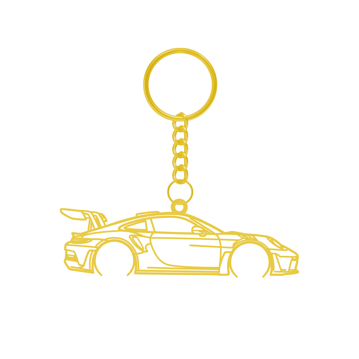 Porsche 911 992 GT3 RS (2022-2025) - Metal Key Ring