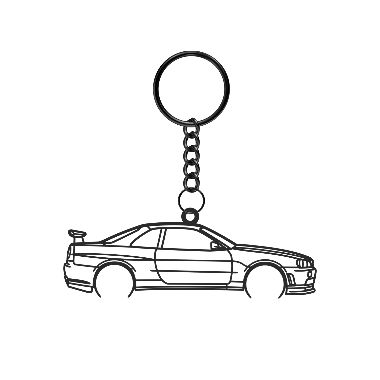 Nissan GT-R R34 (1999-2002) - Metal Keychain