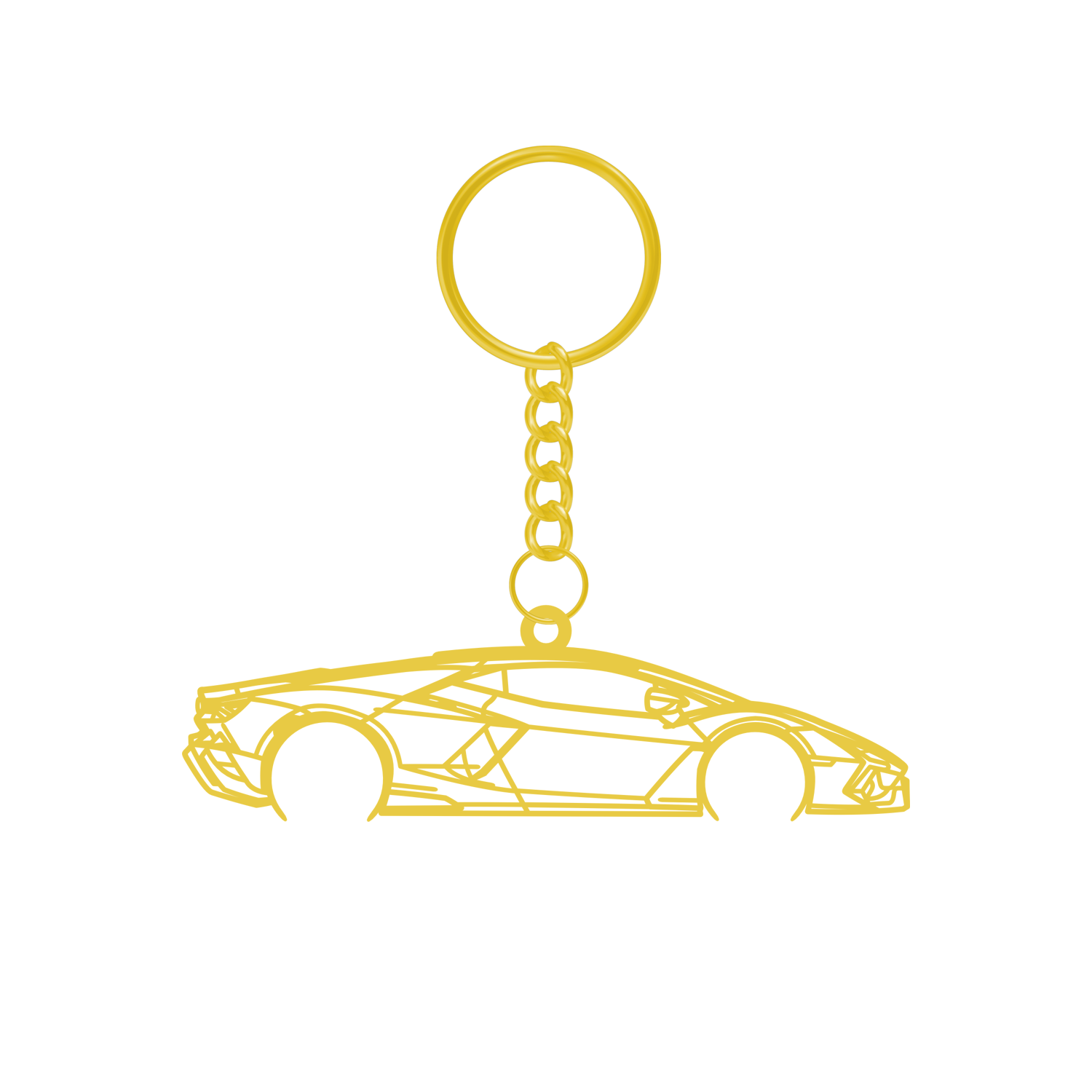 Lamborghini Revuelto (2023-2025) - Metal Keychain