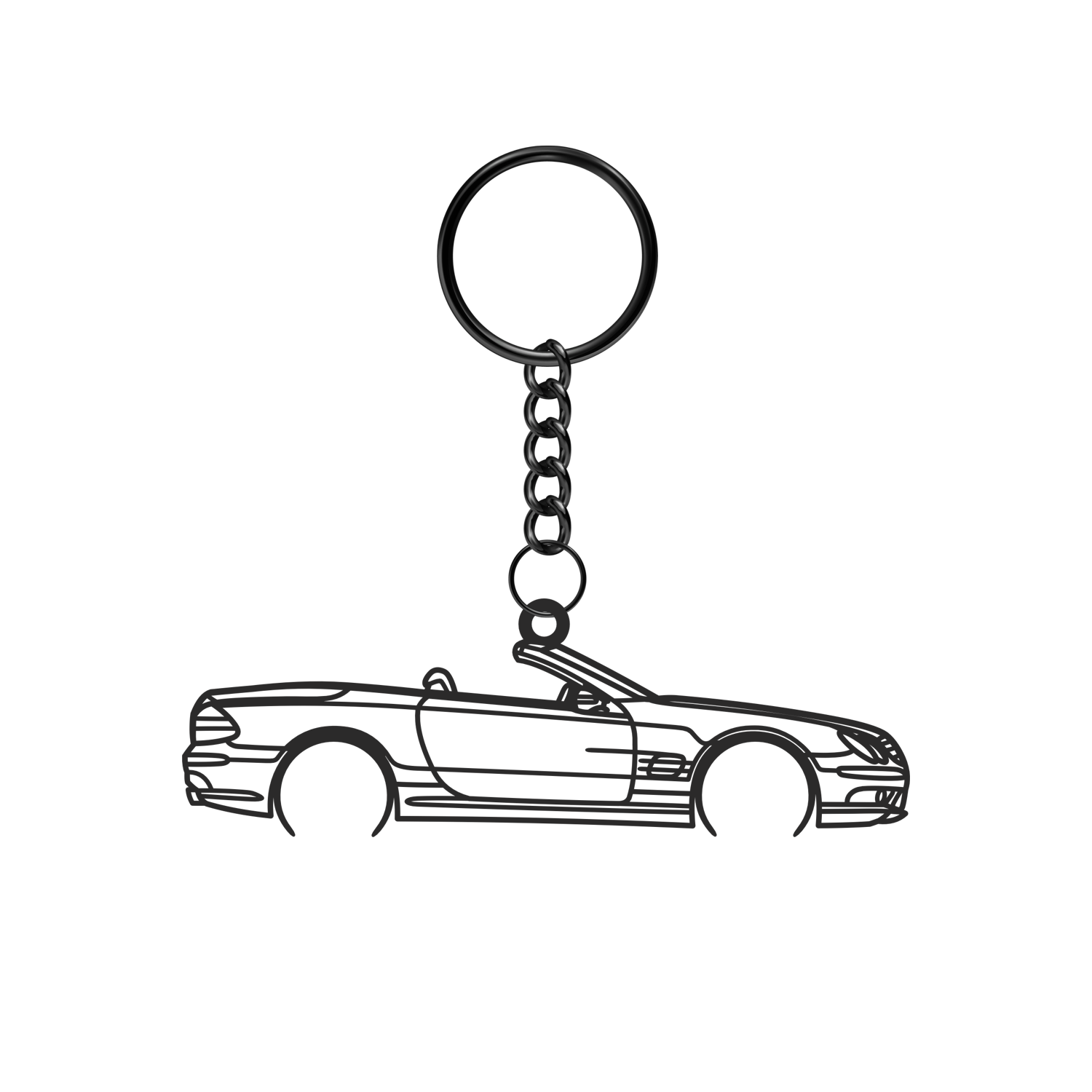 Mercedes SL 55 AMG (2002-2006) - Metal Key Ring