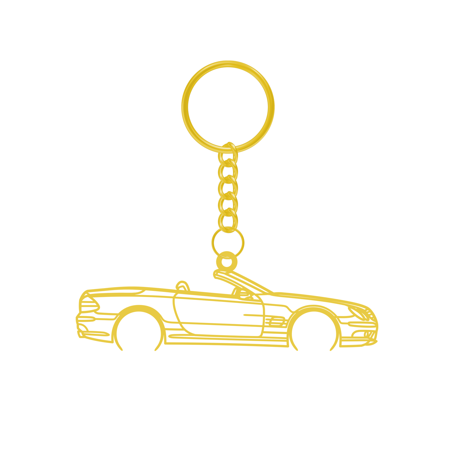 Mercedes SL 55 AMG (2002-2006) - Metal Key Ring