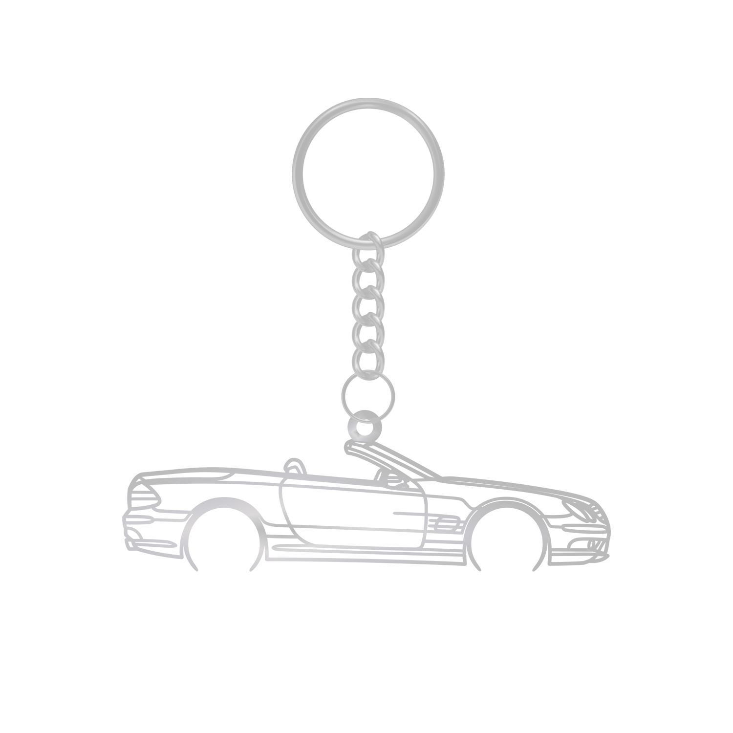 Mercedes SL 55 AMG (2002-2006) - Metal Key Ring