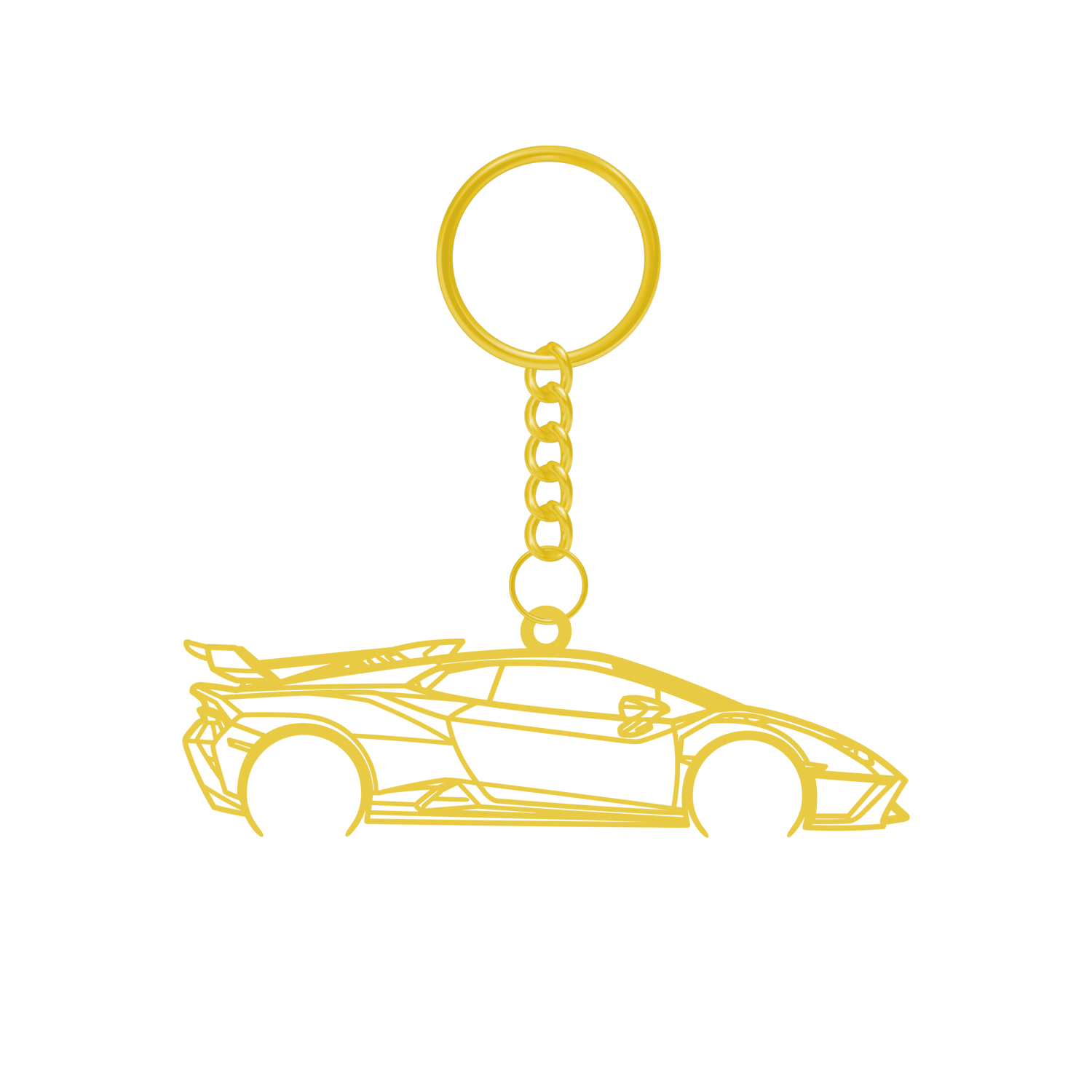 Lamborghini Huracan STO (2020-2025) - Metal Keychain