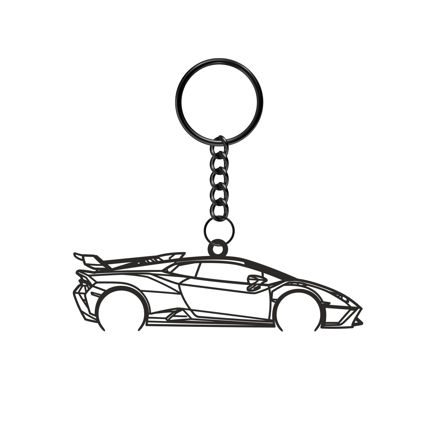Lamborghini Huracan STO (2020-2025) - Metal Keychain