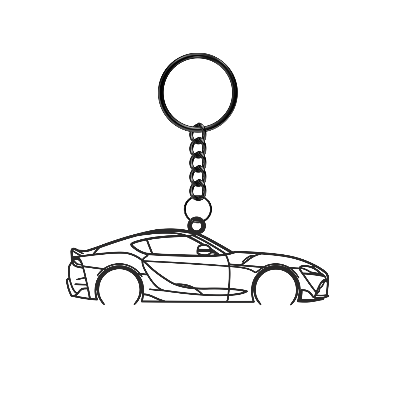 Toyota GR Supra (2019-2025) - Metal Key Ring