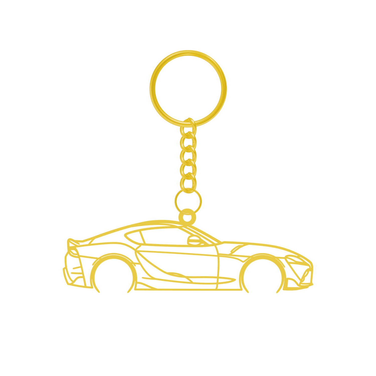 Toyota GR Supra (2019-2025) - Metal Key Ring