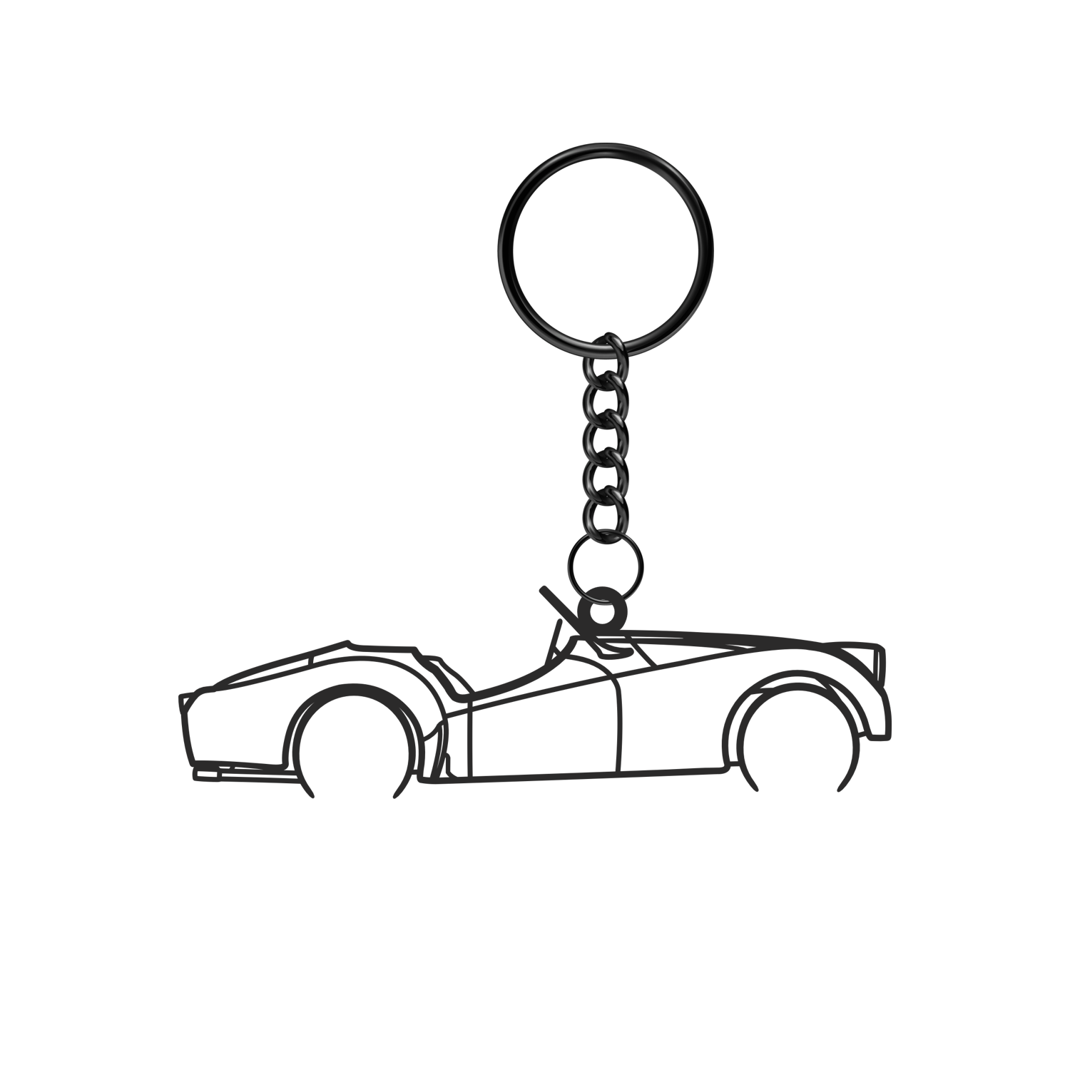 Triumph TR2 (1953-1955) - Metal Key Ring