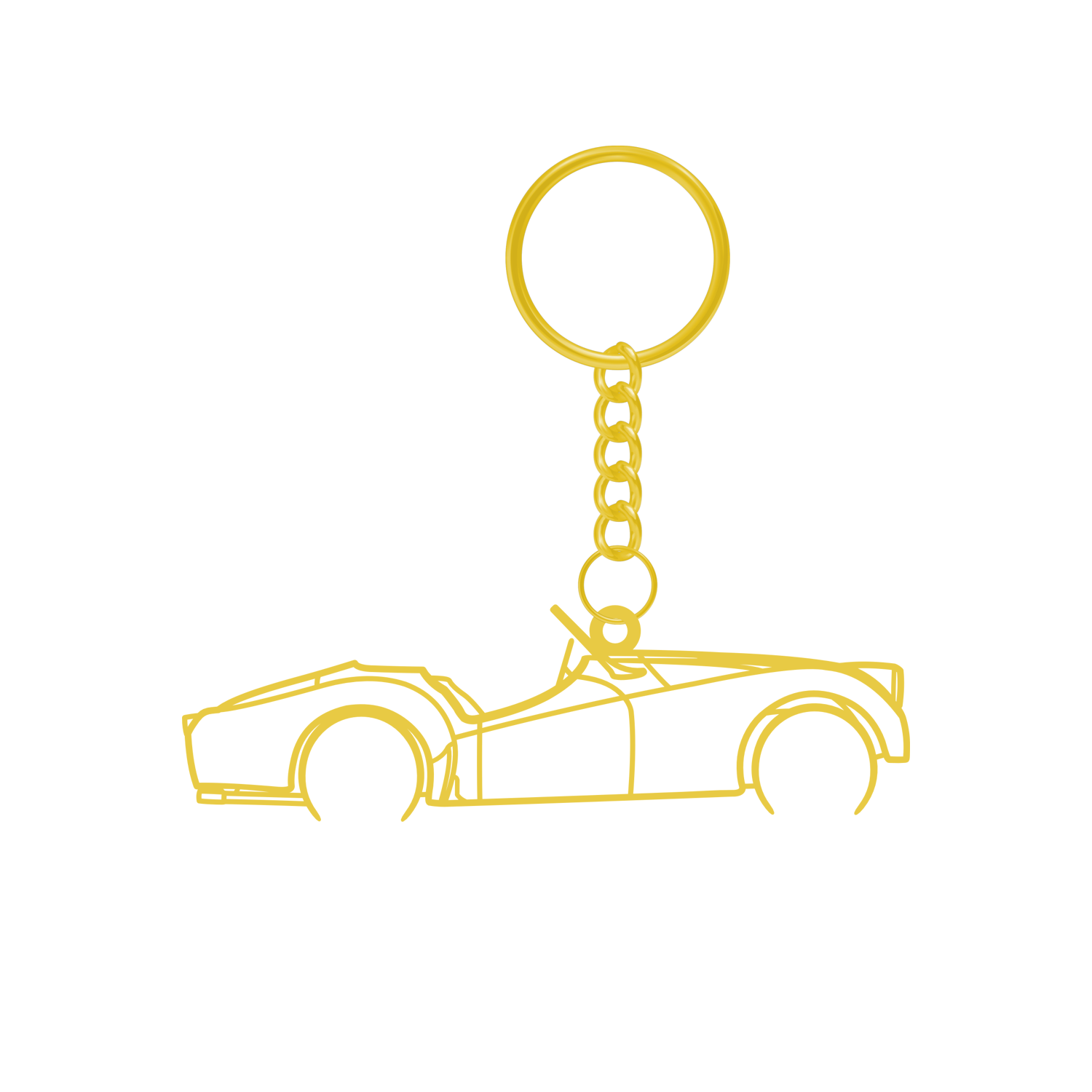 Triumph TR2 (1953-1955) - Metal Key Ring