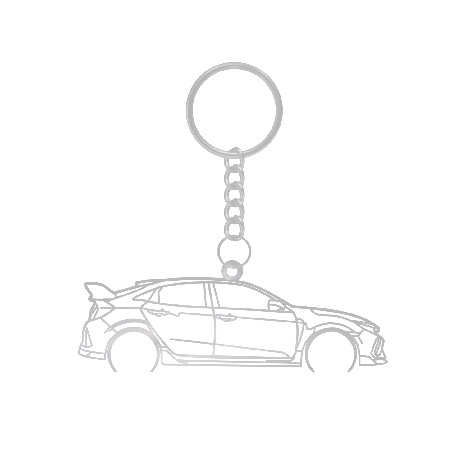 Honda Civic Type R FK8 (2017-2022) - Metal Key Ring
