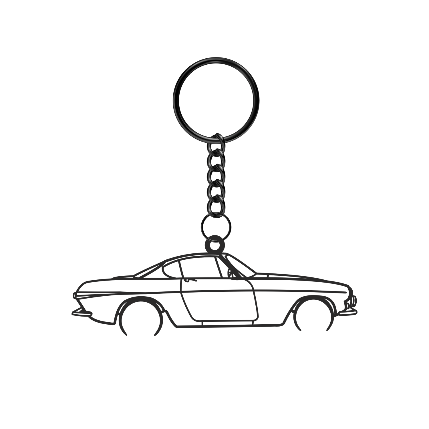 Volvo P1800 S (1963-1970) - Metal Key Ring