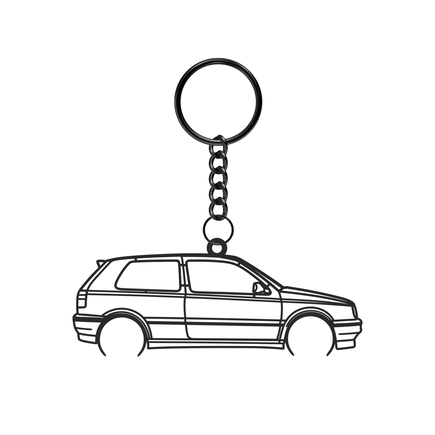 Volkswagen Golf VR6 (1991-1998) - Metal Keychain
