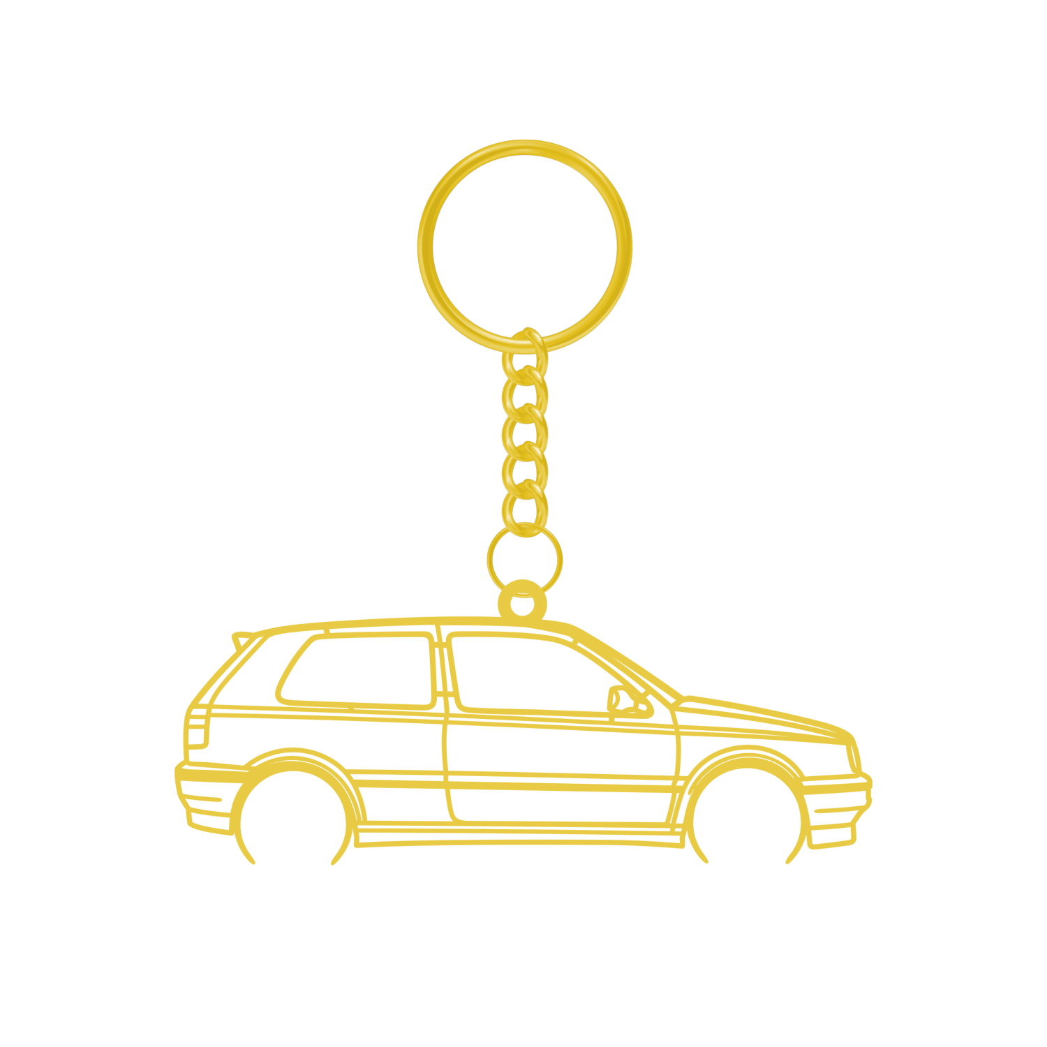Volkswagen Golf VR6 (1991-1998) - Metal Keychain
