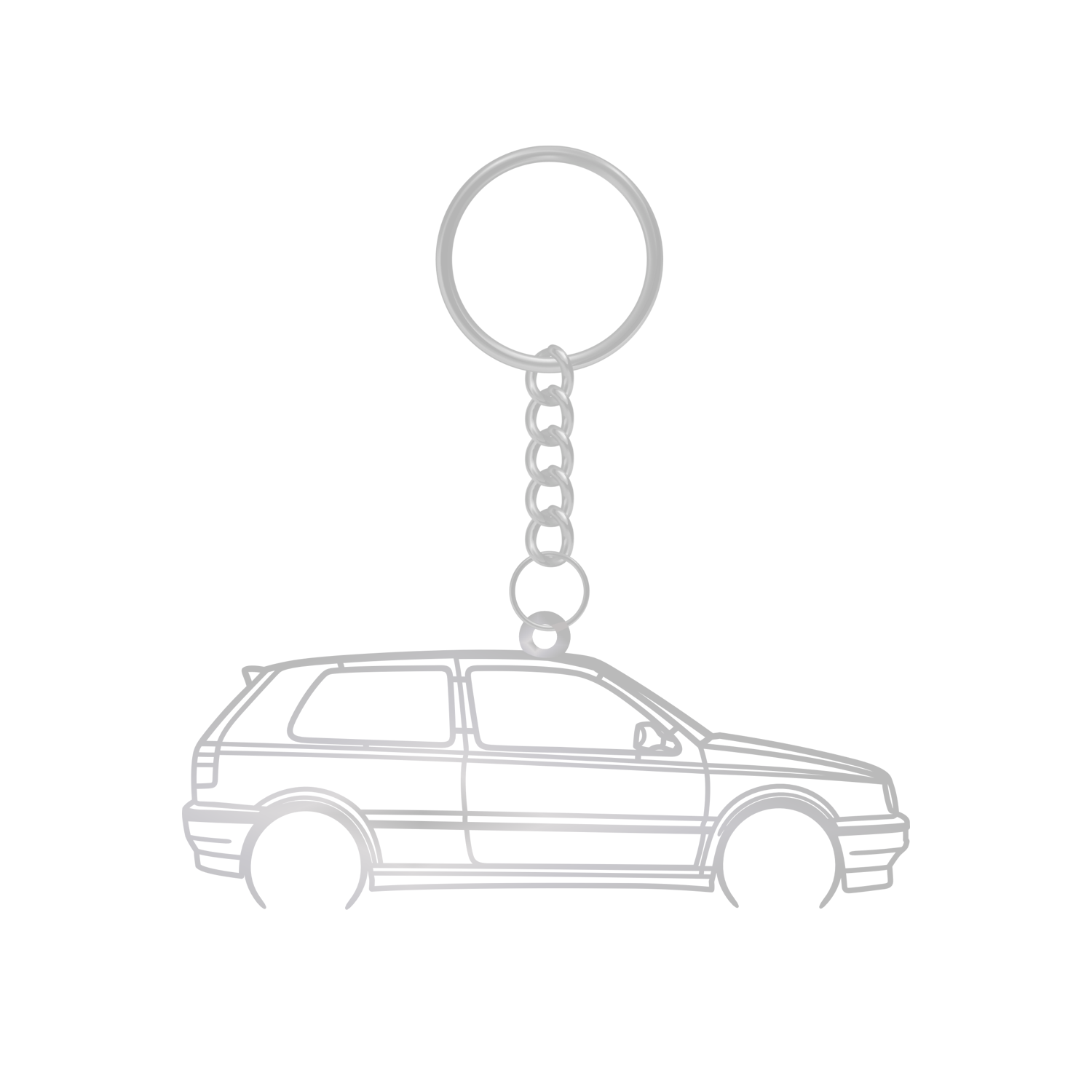 Volkswagen Golf VR6 (1991-1998) - Metal Keychain