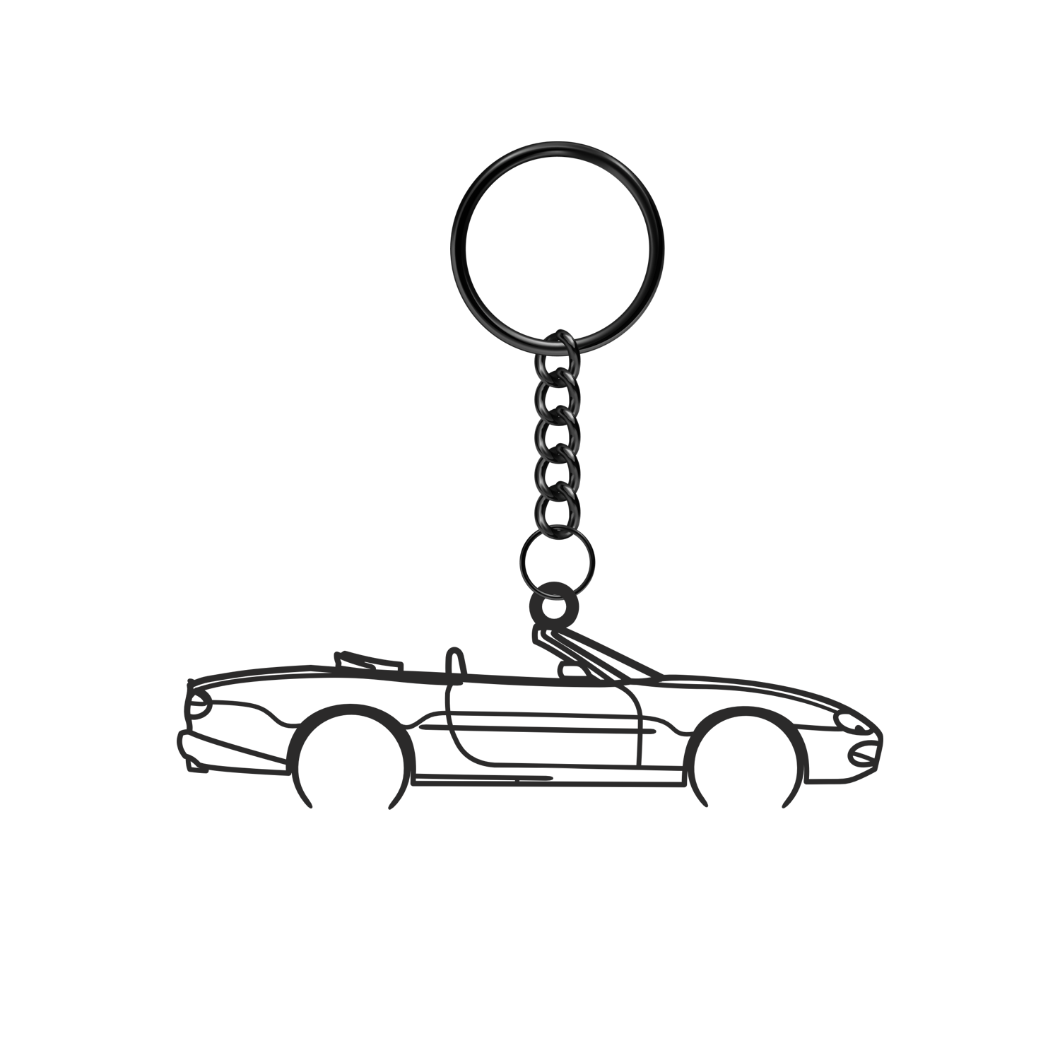 Jaguar XKR Convertible (1996-2006) - Metal Key Ring