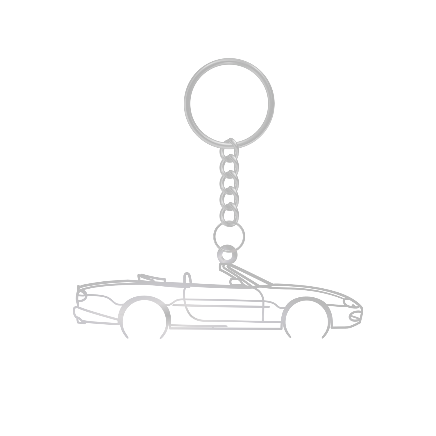 Jaguar XKR Convertible (1996-2006) - Metal Key Ring