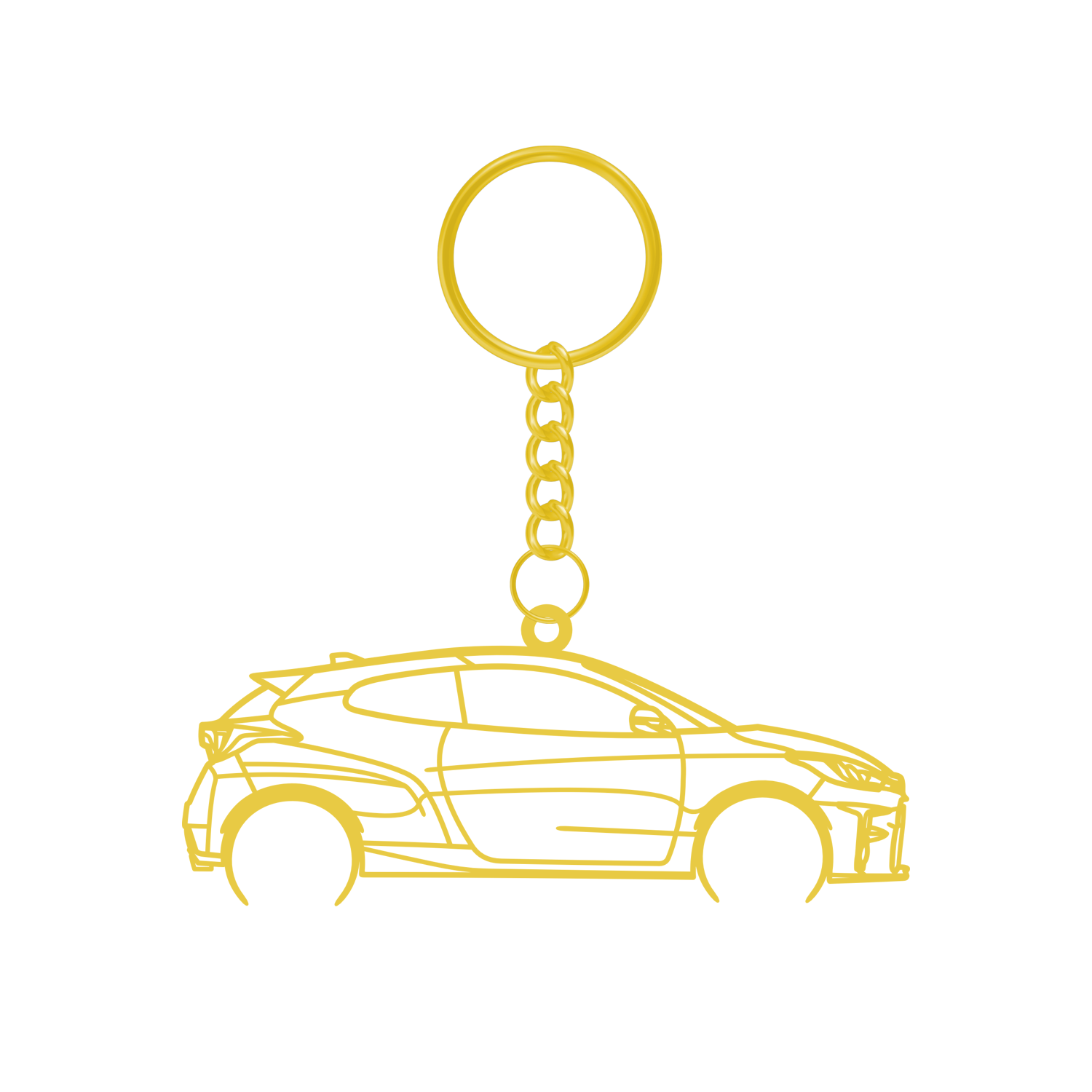 Toyota Yaris GR (2020-2025) - Metal Key Ring