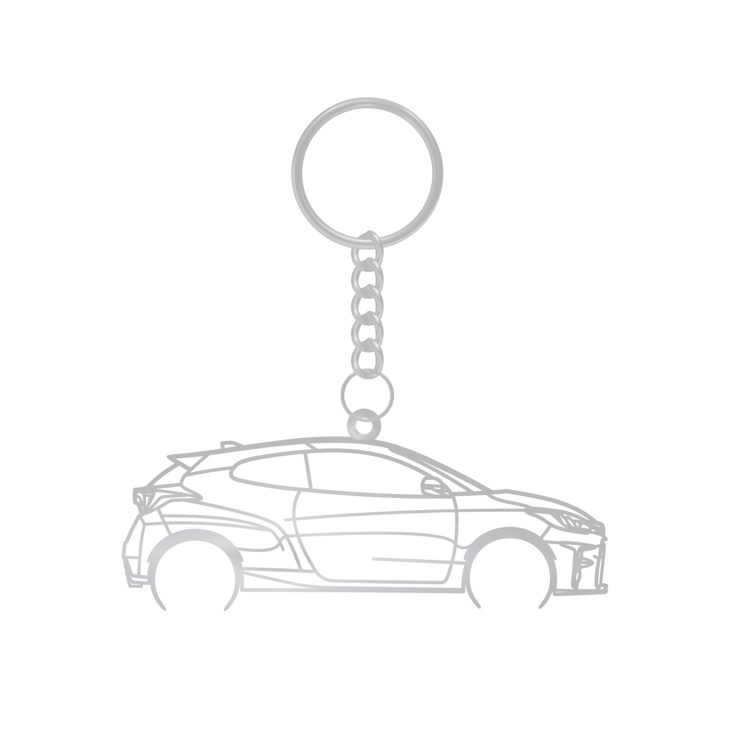 Toyota Yaris GR (2020-2025) - Metal Key Ring