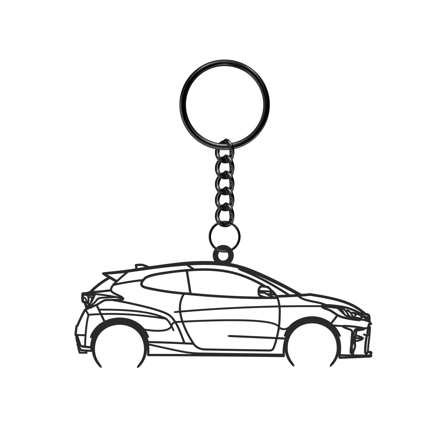 Toyota Yaris GR (2020-2025) - Metal Key Ring